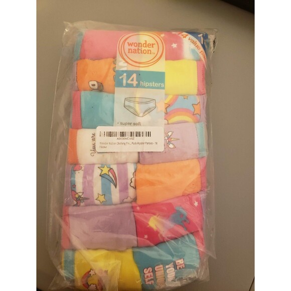 Girls 14pack Hipster briefs Size 12 - Picture 2 of 2